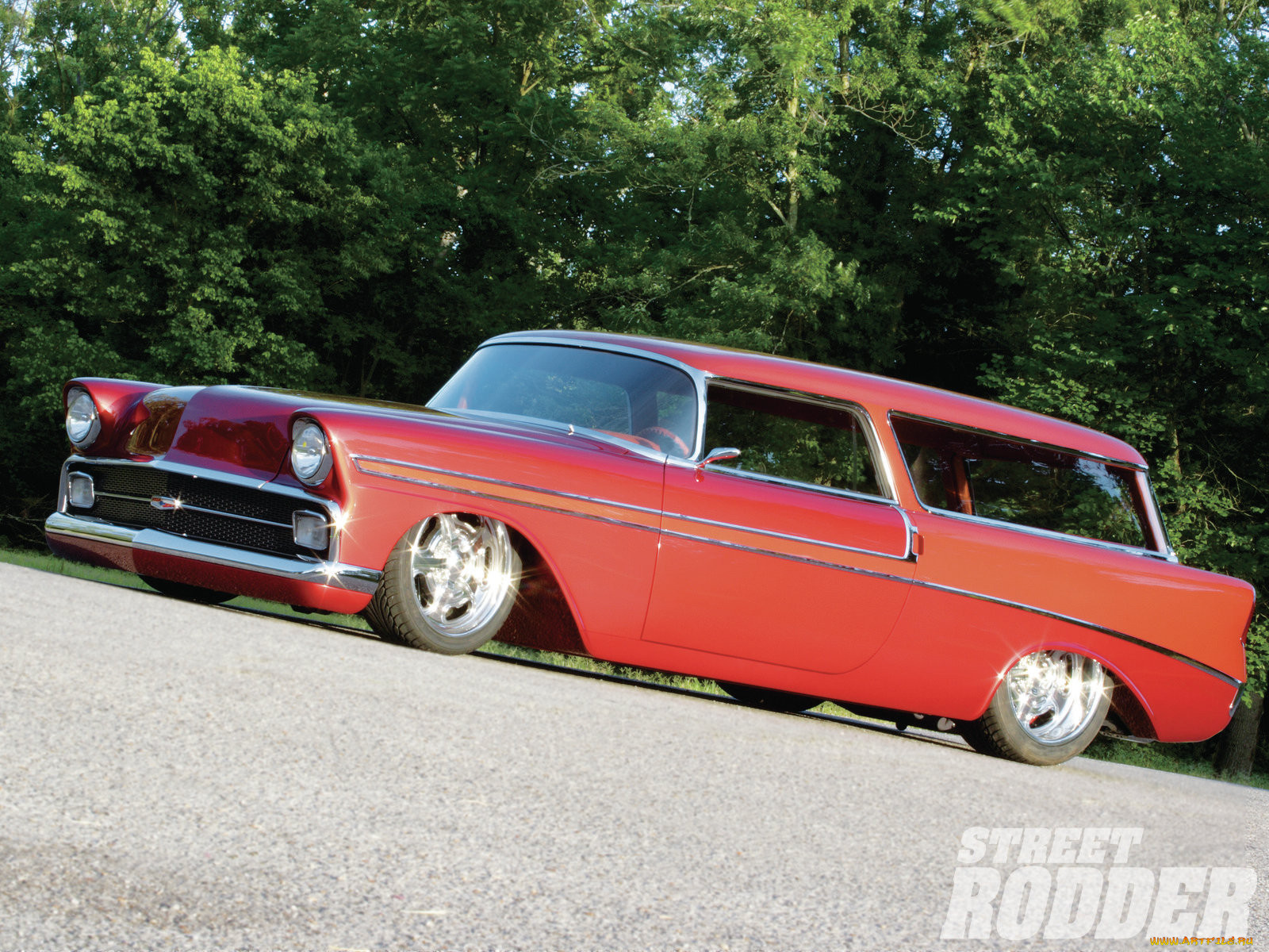 1956, chevy, handyman, wagon, , custom, classic, car